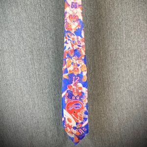 Vintage Buffalo Bills NFL Football Necktie Tie 90s